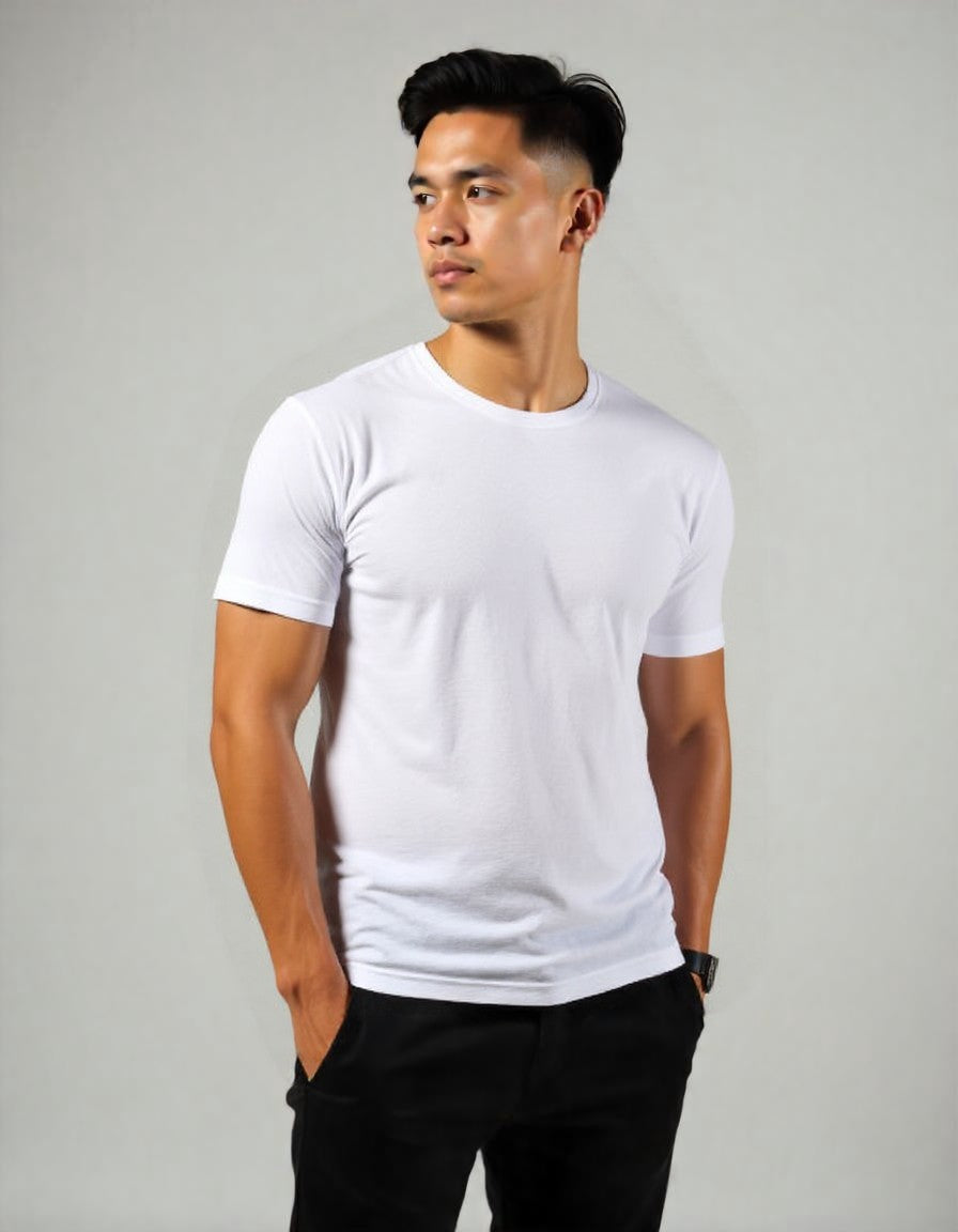 Remera hombre MC Pyaar lisas cuello redondo